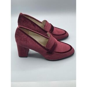 Pinot Noir Velvet‎ Farrah Loafer Women's Size 9W